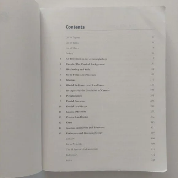 Geomorphology : A Canadian Perspective by Alan S. Trenhaile 2004 - Picture 8 of 10